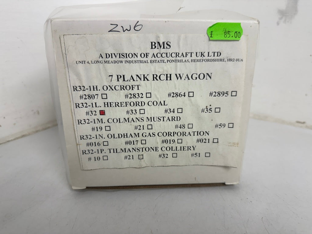 ZW6 7 Plank RCH Wagon