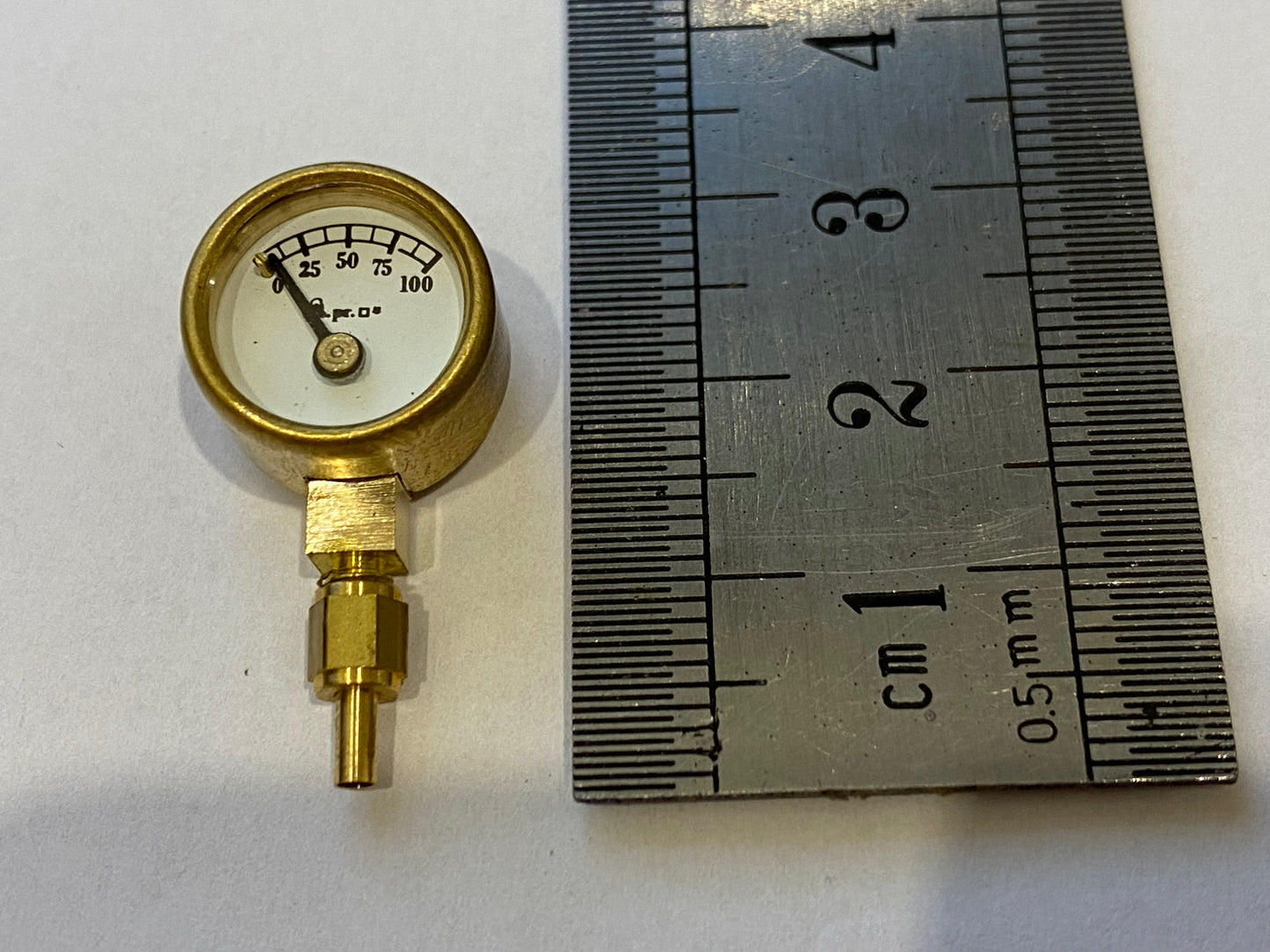 Pressure gauge 1/2inch 0-100psi 5BA