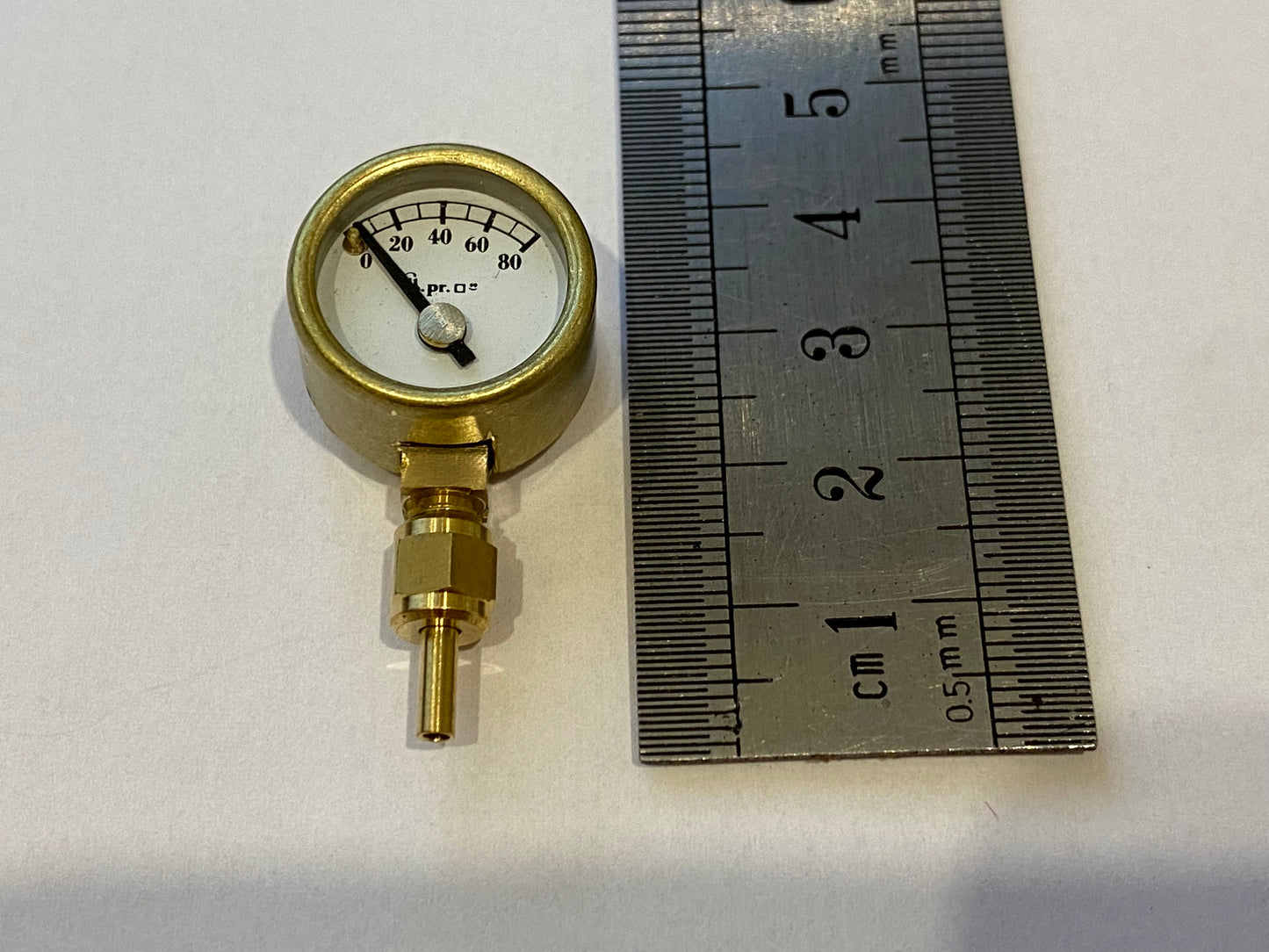 Pressure gauge for Roundhouse 3/4inch 3/16" x 40ME