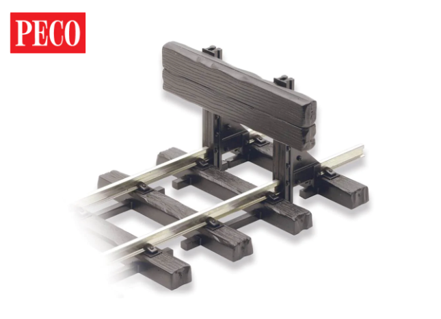 Peco SL-940 G45 Buffer Stop, narrow gauge type, rail & sleeper built