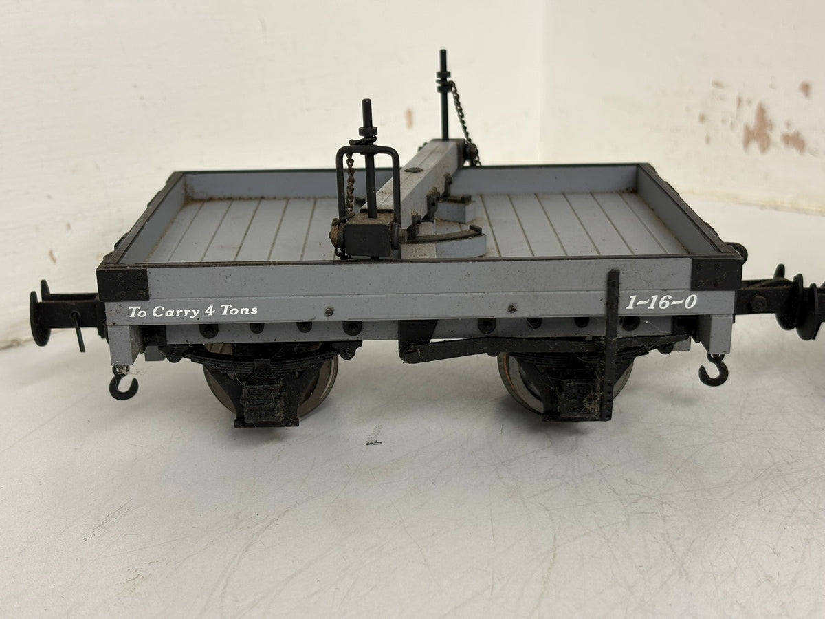 XW1 Accucraft Bolster Wagons 32mm