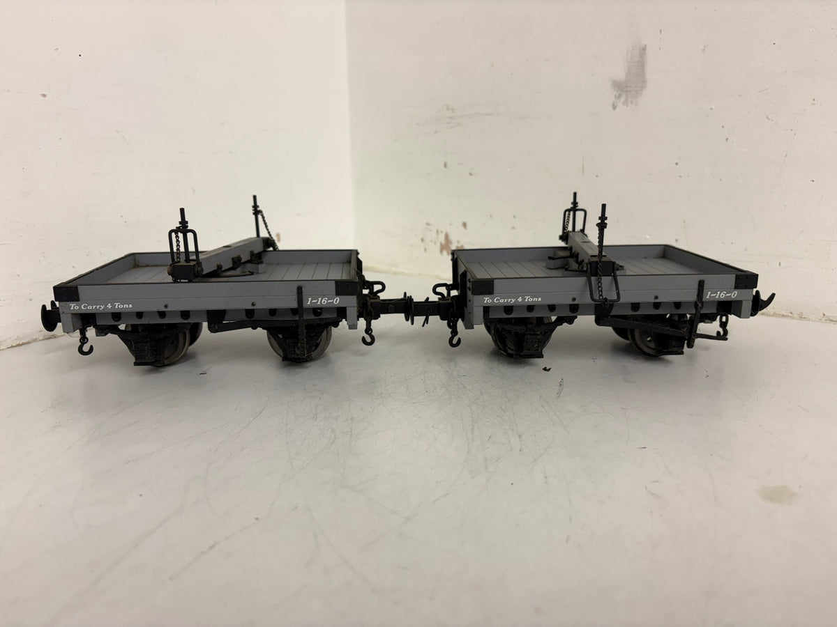 XW1 Accucraft Bolster Wagons 32mm