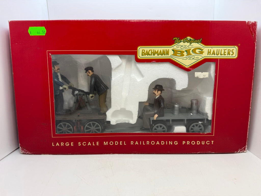 XA004 Bachmann Big Hauler Hand car & Trailer