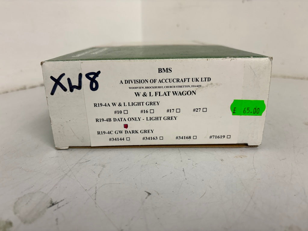XW8 W&L Flat wagon 32mm