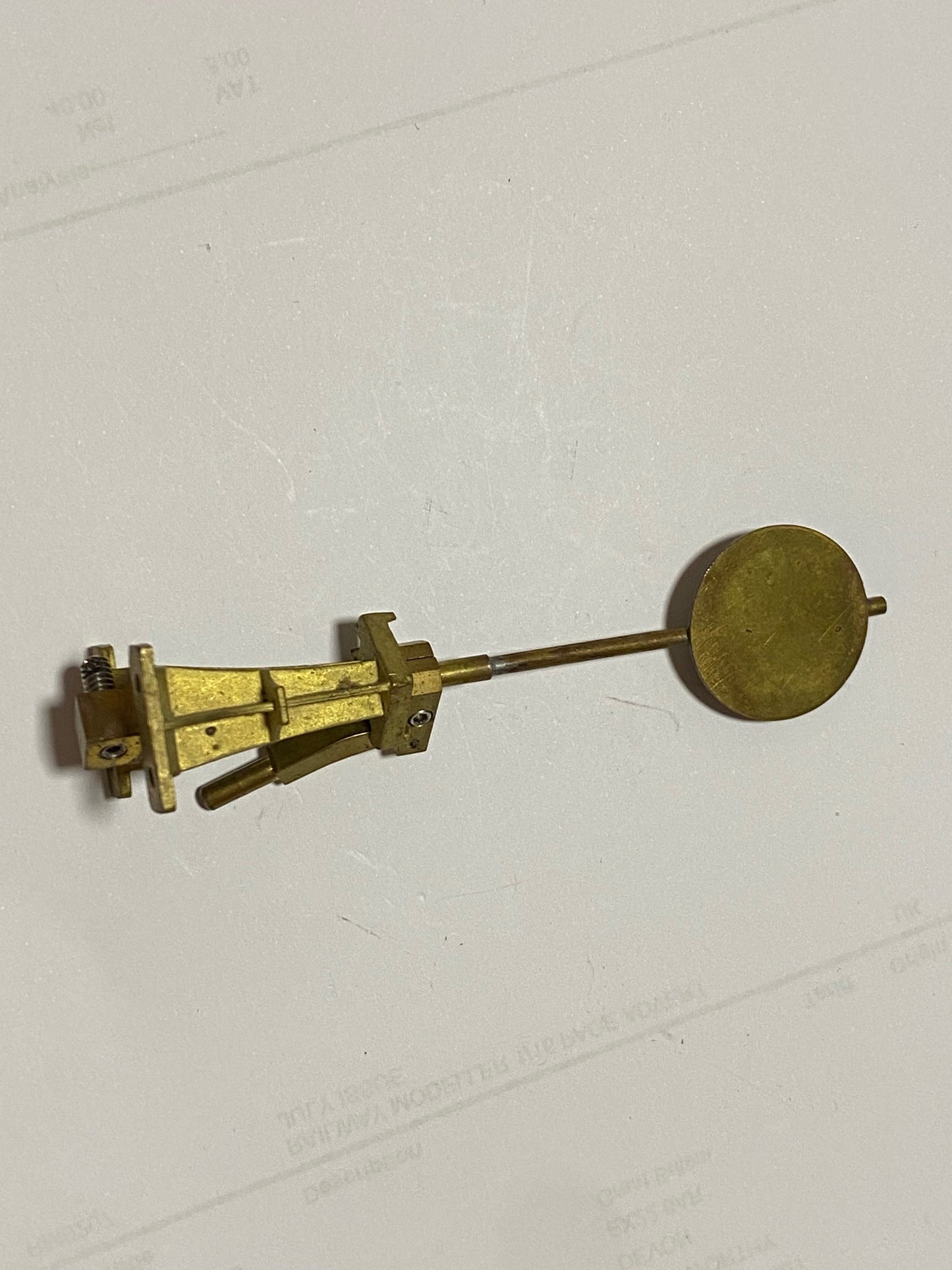 Brass Point Lever with indicator
